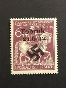 Germany WWII propaganda overprint (TOBRUK) 6+14 Rpf. MNH  /s4 #c24 - Picture 1 of 2