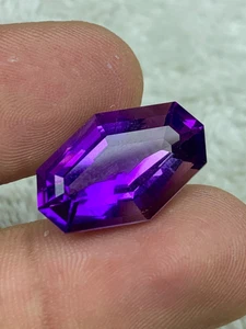 11.4ct Fancy Cut Amethyst, Amethyst, Top Quality Amethyst, Precision Cut Ame - Picture 1 of 10