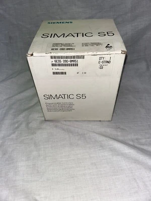 PLC S5 Siemens 6ES5090-8MA51 - NUOVO - Confezione aperta per prova didattica - Immagine 1 di 4