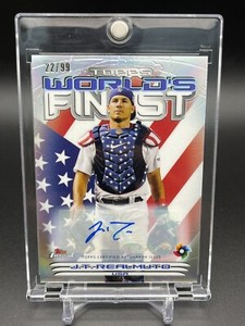 2023 Topps Finest JT Realmuto 2000 Worlds Finest Autographs Auto /99 USA