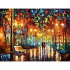Leonid Afremov "RAIN'S RUSTLE IN THE PARK "  Oil Painting on Canvas