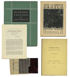 c. 1930s Mexican Muralist JOSÉ CLEMENTE OROZCO rare Vintage Ephemera Archive - Imagen 1 de 9
