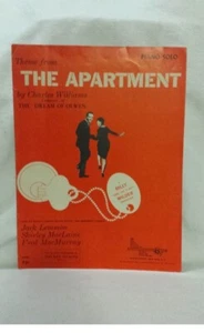 The Apartment Theme Sheet Music Film Soundtrack Piano Solo 1949 Instrumental - Picture 1 of 9