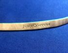 Juicy Couture Signed Choker,  Necklace Leather w/ Gold Tone 15” Designer