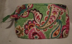 Vera Bradley Tutti Frutti 8x5 kleine Tasche/Clutch neuwertig grün - Bild 1 von 6