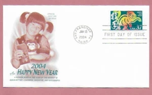 ON SALE: Chinese New Year  2004 FDC ARTCRAFT  "Year of the Monkey" Scott # 3832 - Picture 1 of 1