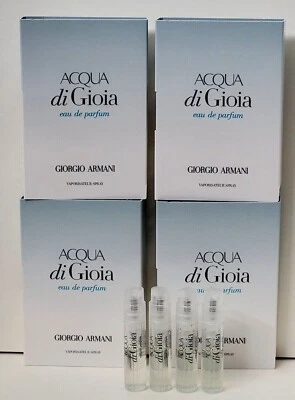 ACQUA DI GIOIA EDP 0,04 fl oz por GIORGIO ARMANI (4 frascos de spray para MUJER) Foto 1 de 2