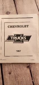 1967 Chevrolet Truck Factory Data Book Manual