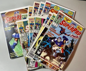 Marvel Comics NFL Super Pro 1-12 Complete Set Including Special Super Bowl Ed. - Picture 1 of 3