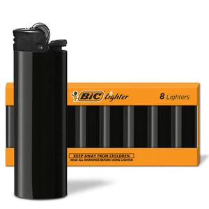 BIC Special Edition Pocket Lighters, Black, 8-Count - Picture 1 of 8
