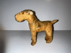 Antiker Stoffhund Steiff? Hund Terrier 17 x 15 cm - Bild 1 von 12