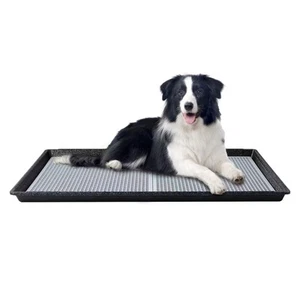 HQ4us Dog Pee Pad Holder Tray with Grate 34”×23”, Large Dog Litter Box Toilet... - Picture 1 of 6
