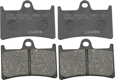 EBC Brake Pad Front Kit FA252 for Yamaha YZF R6S 2006-2009 - Image 1 of 4