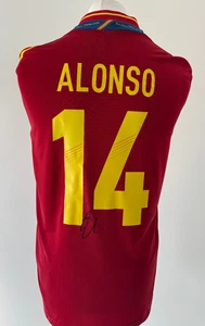 Signed XABI ALONSO Shirt - Spain Euro 2012 Final -EXACT PROOF/COA- Real Madrid - Picture 1 of 9
