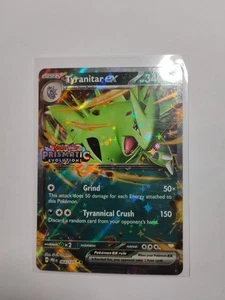Tyranitar ex (064/131) Doppia Rara SV: Evoluzioni Prismatiche NM Pokemon TCG - Foto 1 di 2