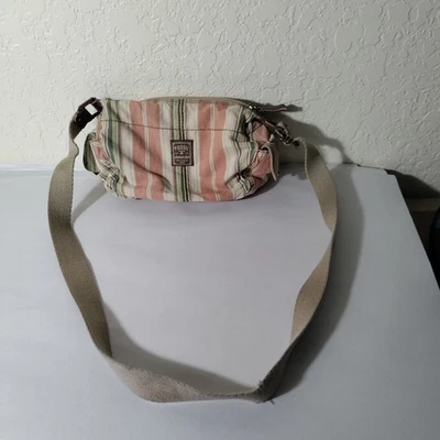 Cartera Bandolera Fossil Vintage Lona Ajustable Y2K Multicolor Rayas  Foto 1 de 4