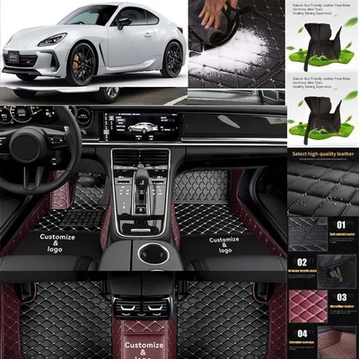 For Subaru BRZ/BRf Car Floor Mats Carpet Waterproof Luxury Custom - Изображение 1 из 4
