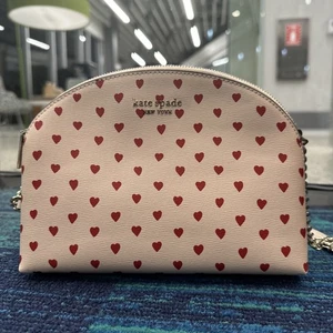 kate spade Handbag - Spencer Heart- Double Zip Crossbody- Milk Glass - Picture 1 of 8