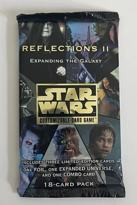 Decipher - Star Wars CCG, Reflextion II 2 Booster Pack ,NEW - Image 1 of 3