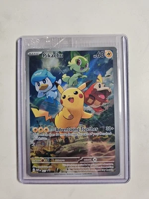 Pikachu 027 Sv: Scarlet & Violet Promo Cards Holo Sealed! - Image 1 of 2