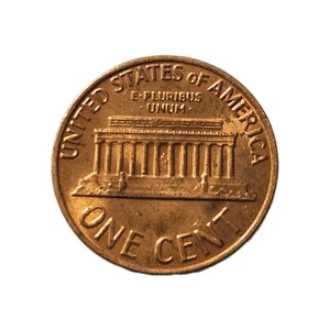 1970 S Lincoln Memorial Cent Mint Error Floating Roof Penny - Picture 1 of 11