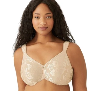 Wacoal Women's Awareness Full Figure Underwire Bra Beige Size 38H 85567 - Picture 1 of 7