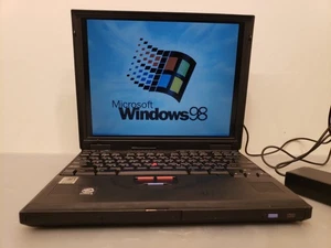 Portátil IBM Thinkpad 600E PII 366 MHz 160 MB 10 GB Win98-SE tipo 2645 de colección - Imagen 1 de 20