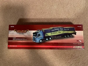 Corgi Hauliers Of Renown 1:50 Scania 113 Flatbed Gallacher Bros CC14807 - Foto 1 di 9