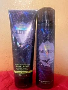 Disney Villains Collection by Bath & Body Works MALEFICENT Body Cream & Mist - Picture 1 of 2