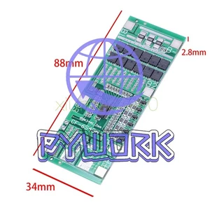 NUEVO 6S 40A 24V 18650 Li-Ion Litio Batería Placa de Detección Luz Solar Bms Pcb - Imagen 1 de 6