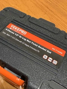 YEKEPRO 6 STCK. Lug Nut Removal Tool - 1/2 Zoll Antrieb Impact Twist Socket - Bild 1 von 5