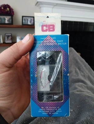 Mr CB SWR Power Watt Meter No 7085 Made in Japan Black Vintage - Image 1 of 4