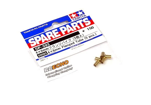 Tamiya Spare Parts 4x6mm Flanged Tube (5pcs.) SP-593 50593 - Image 1 of 1