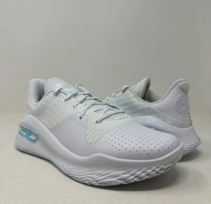 Size 8.5- Under Armour Curry 4 Low Flotro “April Showers” W/Box -3026620-100 - Picture 1 of 12