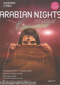 Event Promo Flyer: Arabian Nights (Sherman Theatre, Cardiff, 2014/2015) - Bild 1 von 2