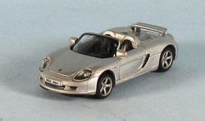 HIGH SPEED 2001 Porsche Carrera GT (Silver) 1/87 HO Scale Diecast Model RARE! - Image 1 of 4