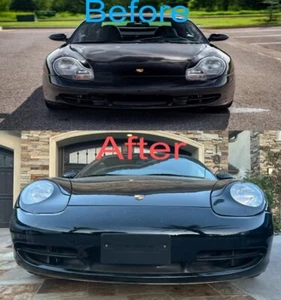 99-01 Porsche Carrera, 996 97-04 Boxster 986 Pair Headlight Cover eyelid, trim - Picture 1 of 5