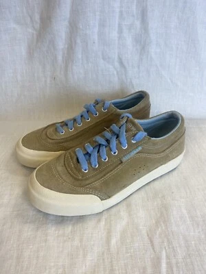 airwalk Mujer Zapatillas Gamuza Azul Marrón Cordones Talla 8 Foto 1 de 4