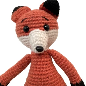 Gehäkelter Fuchs Stofftier Fuchs Spielzeug 8 Zoll Handarbeit - Bild 1 von 5