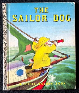 THE SAILOR DOG ~ scarce 1st "A" ed. Little Golden Book #156, Margaret Wise Brown - Picture 1 of 11