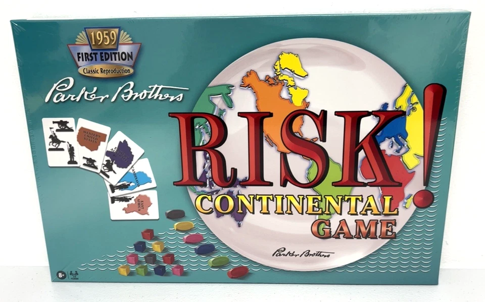 Risk Board Game 1959 1st Edition Reproduction – Parker Brothers – New & Sealed - Image 1 of 4