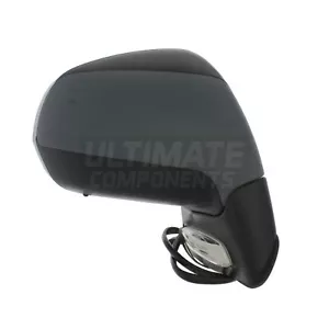 Citroen C4 Grand Picasso 2006-2013 Electric Wing Mirror Black Drivers Side Right - Picture 1 of 24