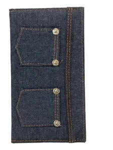 AGENDINA TASCABILE MEMORANDUM ORGANIZER COPERTINA JEANS CM 18x10 CON 62 FOGLI - Picture 1 of 3