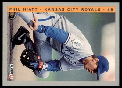 1993 Fleer Final Update Phil Hiatt A Baseball Cards #F-220 - Image 1 of 2