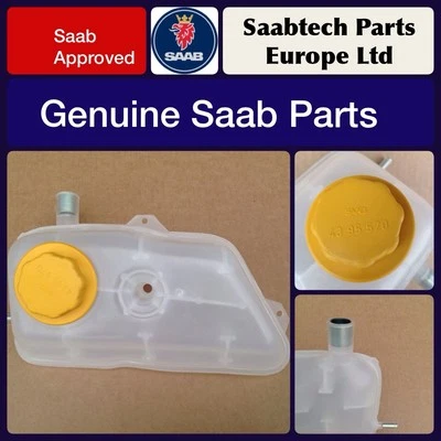 GENUINE SAAB CLASSIC 900 86-93 EXPANSION TANK & CAP - BRAND NEW - 7549876 - Image 1 of 4