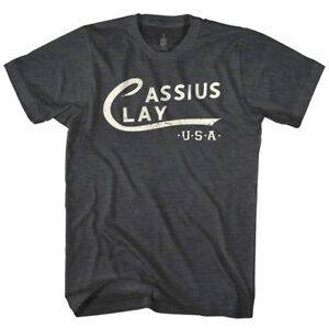 OFFIZIELL Muhammad Ali Cassius Ton Vintage Logo Herren T-Shirt Boxen