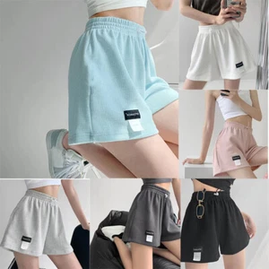 Casual Solid Women's Shorts Bottoms Hot Pants Sports Shorts Homewear Pockets~~π₯ - Picture 1 of 18