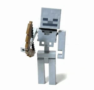 Minecraft Skeleton W/ Bow Firing Action Figure 5.5” | MISSING ARROW - Picture 1 of 3