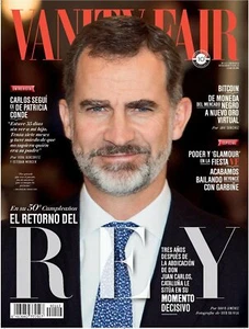 Vanity Fair Spain January 2018 King Felipe VI Rey Felipe VI magazine - Picture 1 of 1