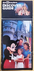 DISNEY Brochure Walt Disney World Discover Guide Vacation Planning Info 1985 - Picture 1 of 5